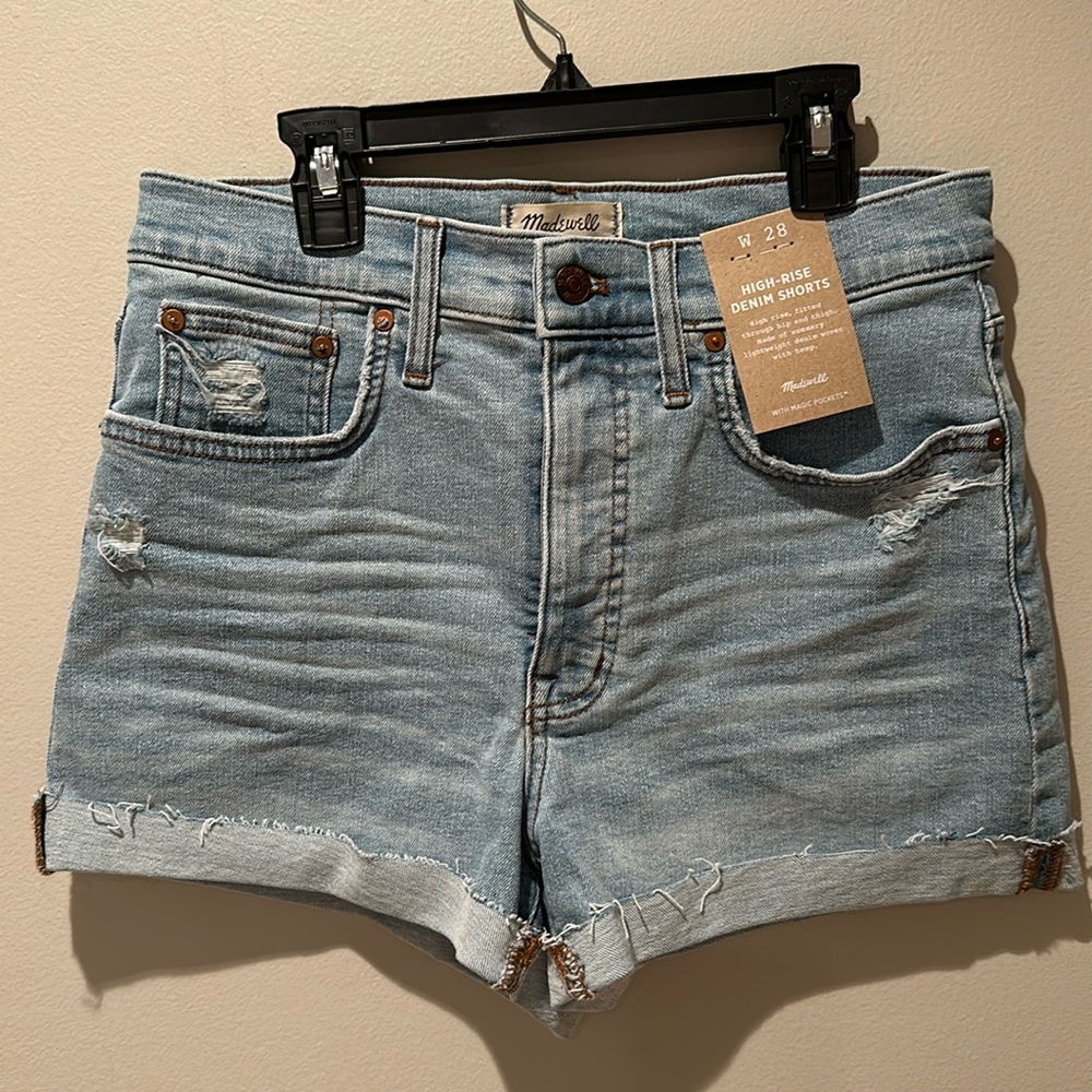 NWT Madewell size 28 Jean shorts